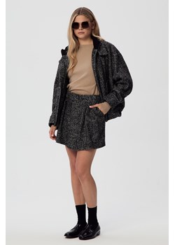SPÓDNICA FARRAH HERRINGBONE NAVY BLUE ze sklepu Jemiol w kategorii Spódnice - zdjęcie 186539248