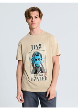 Sinsay - Koszulka z nadrukiem League of Legends - beżowy ze sklepu Sinsay w kategorii T-shirty męskie - zdjęcie 186540028