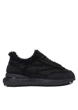 Sneakersy D.A.T.E. Athleta Shearling W431-AT-TD Czarny ze sklepu eobuwie.pl w kategorii Buty sportowe damskie - zdjęcie 186540885