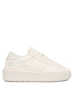 Sneakersy D.A.T.E. Hill Low Fur Platform W431-HPF-MN Écru ze sklepu eobuwie.pl w kategorii Buty sportowe damskie - zdjęcie 186540939
