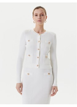 Guess Kardigan W5YR09 Z0130 Biały Regular Fit ze sklepu MODIVO w kategorii Swetry damskie - zdjęcie 186541438