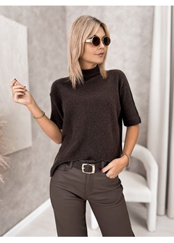 sweter aslan brązowy one size ze sklepu UBRA w kategorii Swetry damskie - zdjęcie 186542767