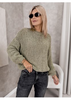 sweter paravel khaki one size ze sklepu UBRA w kategorii Swetry damskie - zdjęcie 186542789