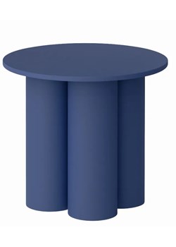 Granatowy matowy stolik kawowy 60 cm G0-R44 ze sklepu Edinos.pl w kategorii Stoliki kawowe - zdjęcie 186543318