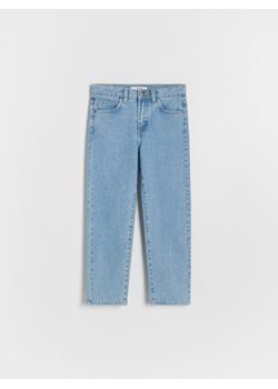 Reserved - Classic denim straight - niebieski ze sklepu Reserved w kategorii Spodnie dziewczęce - zdjęcie 186544459