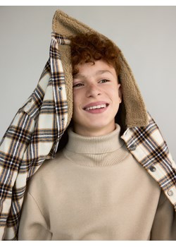 Reserved - Klasyczny golf - beżowy ze sklepu Reserved w kategorii Bluzy chłopięce - zdjęcie 186544829