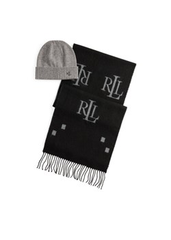 LAUREN RALPH LAUREN Zestaw Szalik i Czapka LAUREN RALPH LAUREN-454P04457 Czarny ze sklepu MODIVO w kategorii Szaliki i chusty damskie - zdjęcie 186544988