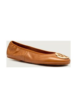 TORY BURCH Skórzane baleriny MINNIE TRAVEL ze sklepu Gomez Fashion Store w kategorii Balerinki - zdjęcie 186545188