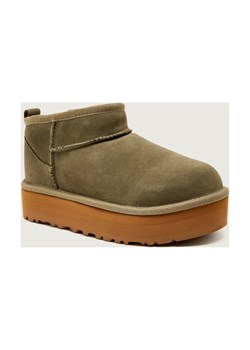 UGG Śniegowce CLASSIC ULTRA MINI PLATFORM | z dodatkiem wełny | zamsz ze sklepu Gomez Fashion Store w kategorii Buty zimowe dziecięce - zdjęcie 186545195