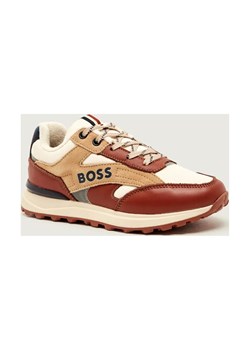 BOSS Kidswear Skórzane sneakersy ze sklepu Gomez Fashion Store w kategorii Buty sportowe dziecięce - zdjęcie 186545198