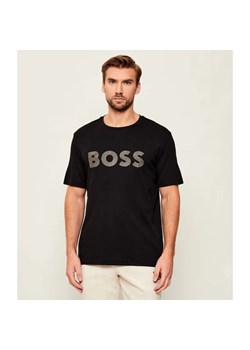 BOSS GREEN T-shirt Logo Future | Regular Fit | pima ze sklepu Gomez Fashion Store w kategorii T-shirty męskie - zdjęcie 186545287