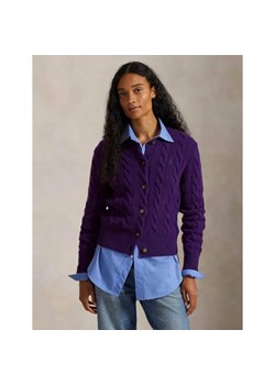 POLO RALPH LAUREN Wełniany kardigan | Slim Fit | z dodatkiem kaszmiru ze sklepu Gomez Fashion Store w kategorii Swetry damskie - zdjęcie 186545347
