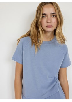 Reserved - T-shirt z modalem - jasnoniebieski ze sklepu Reserved w kategorii Bluzki damskie - zdjęcie 186546488