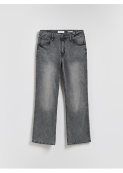 Reserved - Jeansy bootcut z efektem sprania - jasnoszary ze sklepu Reserved w kategorii Jeansy męskie - zdjęcie 186547069