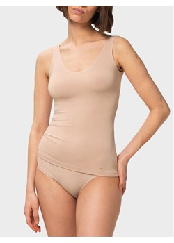 Triumph Top Smart Natural 10213349 Beżowy Slim Fit ze sklepu MODIVO w kategorii Podkoszulki i halki - zdjęcie 186547105