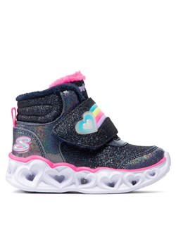 Skechers Kozaki Brilliant Rainbow 302669N/NVPK Granatowy ze sklepu MODIVO w kategorii Buty sportowe dziecięce - zdjęcie 186547507