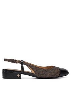 Sandały MICHAEL Michael Kors Perla Flex Sling Flat 40R4PLFP1B Brązowy ze sklepu eobuwie.pl w kategorii Sandały damskie - zdjęcie 186548318