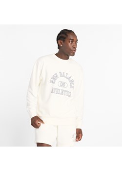 Bluza męska New Balance MT43507SST – beżowa ze sklepu New Balance Poland w kategorii Bluzy męskie - zdjęcie 186549298