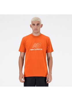 Koszulka męska New Balance MT41906TMO – pomarańczowa ze sklepu New Balance Poland w kategorii T-shirty męskie - zdjęcie 186549328