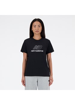 Koszulka damska New Balance WT41816BK – czarna ze sklepu New Balance Poland w kategorii Bluzki damskie - zdjęcie 186549387