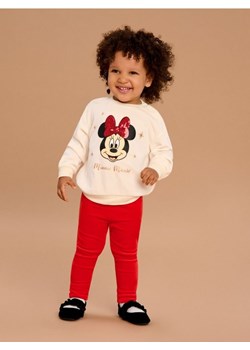 Sinsay - Komplet: bluza i spodnie Minnie Mouse - kremowy - id: 087FT-01X - marki Sinsay - 186551248 Sinsay - Komplet: bluza i spodnie Minnie Mouse - kremowy ze sklepu Sinsay w kategorii Komplety dziewczęce - zdjęcie 186551248