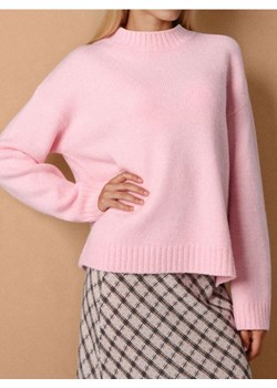 Sinsay - Sweter basic - różowy - id: 233FJ-03X - marki Sinsay - 186551277 Sinsay - Sweter basic - różowy ze sklepu Sinsay w kategorii Swetry damskie - zdjęcie 186551277