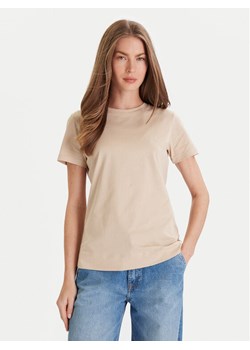 JOOP! T-Shirt 58 253JE58Tia 30049367 Beżowy Slim Fit - id: 0000305524782 - marki Joop! - 186555685 JOOP! T-Shirt 58 253JE58Tia 30049367 Beżowy Slim Fit ze sklepu MODIVO w kategorii Bluzki damskie - zdjęcie 186555685