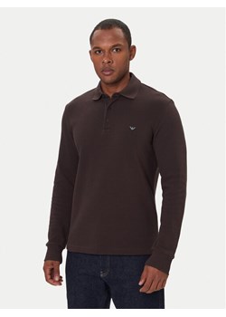 Emporio Armani Underwear Polo EM002200 AF14982 U6031 Brązowy Regular Fit ze sklepu MODIVO w kategorii T-shirty męskie - zdjęcie 186555686