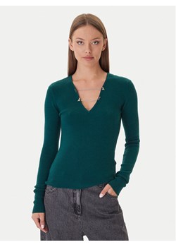 Patrizia Pepe Sweter 2K0331/K7S0-G619 Zielony Regular Fit ze sklepu MODIVO w kategorii Swetry damskie - zdjęcie 186555759