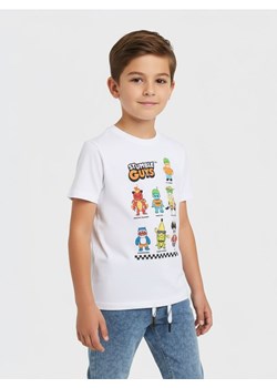 Sinsay - Koszulka Stumble Guys - biały - id: 213FC-00X - marki Sinsay - 186557975 Sinsay - Koszulka Stumble Guys - biały ze sklepu Sinsay w kategorii T-shirty chłopięce - zdjęcie 186557975