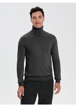 Sinsay - Klasyczny golf - szary - id: 776FZ-85X - marki Sinsay - 186558047 Sinsay - Klasyczny golf - szary ze sklepu Sinsay w kategorii Swetry męskie - zdjęcie 186558047