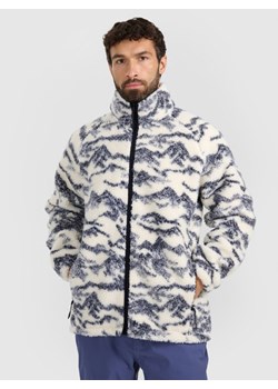 Polar sherpa rozpinany ze stójką uniseks 4F 4FWAW25TFLEU352 - beżowy ze sklepu Sportstylestory.com w kategorii Bluzy damskie - zdjęcie 186558159