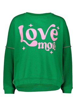 miss goodlife Bluza &quot;Love more&quot; w kolorze zielonym ze sklepu Limango Polska w kategorii Bluzy damskie - zdjęcie 186560386