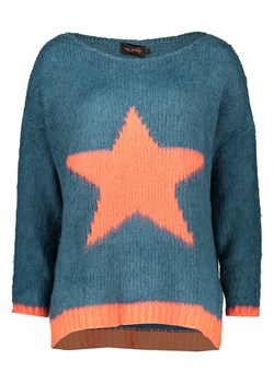 miss goodlife Sweter &quot;Star&quot; w kolorze morsko-brzoskwiniowym ze sklepu Limango Polska w kategorii Swetry damskie - zdjęcie 186560418