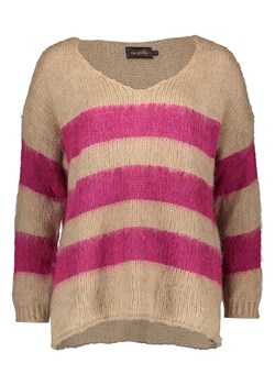 miss goodlife Sweter &quot;Stripes&quot; w kolorze beżowo-różowym ze sklepu Limango Polska w kategorii Swetry damskie - zdjęcie 186560426
