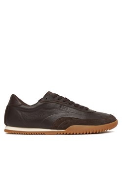 Sneakersy BOSS Careton 50552888 Brązowy ze sklepu eobuwie.pl w kategorii Buty sportowe męskie - zdjęcie 186561716