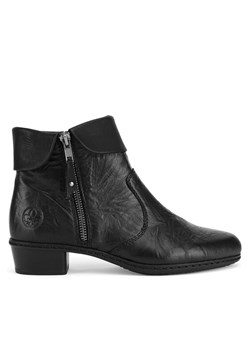 Trzewiki Rieker Y07A8-01 Czarny ze sklepu eobuwie.pl w kategorii Botki - zdjęcie 186561755