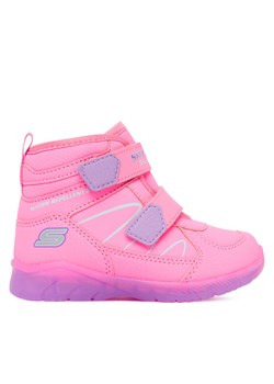 Śniegowce Skechers Illumi-Brights 319310N PKMT Różowy ze sklepu eobuwie.pl w kategorii Buty zimowe dziecięce - zdjęcie 186561767