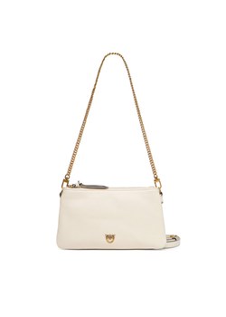 Torebka PINKO Double Mini Al 25-26 PLTT 105359 A0QO Biały ze sklepu eobuwie.pl w kategorii Listonoszki - zdjęcie 186561849