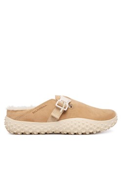 Klapki Merrell Wrapt Cozy J008652 Beżowy ze sklepu eobuwie.pl w kategorii Klapki damskie - zdjęcie 186561867