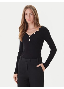 Morgan Sweter 201-MBANBI.N Czarny Slim Fit ze sklepu MODIVO w kategorii Swetry damskie - zdjęcie 186562779