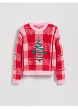Reserved - Świąteczny sweter z wiskozą - wielobarwny ze sklepu Reserved w kategorii Swetry dziewczęce - zdjęcie 186563218