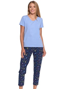 Piżama Moraj PDD4600-018 blue - id: 39165 - marki Moraj - 186565277 Piżama Moraj PDD4600-018 blue ze sklepu kontri.pl w kategorii Piżamy damskie - zdjęcie 186565277