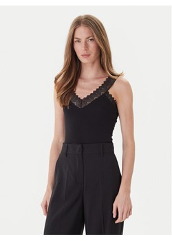 Morgan Top 242-DNAE Czarny Slim Fit ze sklepu MODIVO w kategorii Bluzki damskie - zdjęcie 186567277