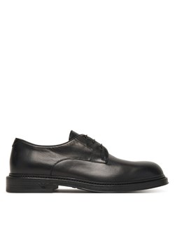 Emporio Armani Półbuty EM003721 AF17455 UC001 Czarny ze sklepu MODIVO w kategorii Buty eleganckie męskie - zdjęcie 186567307