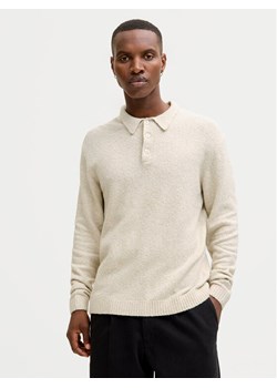 Jack & Jones Sweter Maverick 12286144 Beżowy Regular Fit ze sklepu MODIVO w kategorii Swetry męskie - zdjęcie 186567309