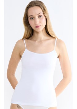 Sloggi top na cienkich ramiączkach Pure Comfort 10222390-0003, Kolor biały, Rozmiar L, Sloggi ze sklepu Primodo w kategorii Podkoszulki i halki - zdjęcie 186568238