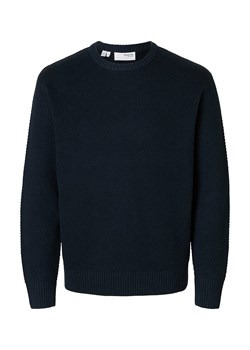 SELECTED HOMME Sweter &quot;Henny&quot; w kolorze granatowym ze sklepu Limango Polska w kategorii Swetry męskie - zdjęcie 186568509