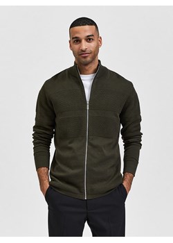 SELECTED HOMME Bluza &quot;Maine&quot; w kolorze khaki ze sklepu Limango Polska w kategorii Bluzy męskie - zdjęcie 186568516