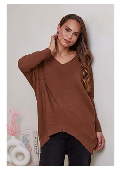 Soft Cashmere Sweter w kolorze brązowym - id: 16442044 - marki Soft Cashmere - 186569578 Soft Cashmere Sweter w kolorze brązowym ze sklepu Limango Polska w kategorii Swetry damskie - zdjęcie 186569578